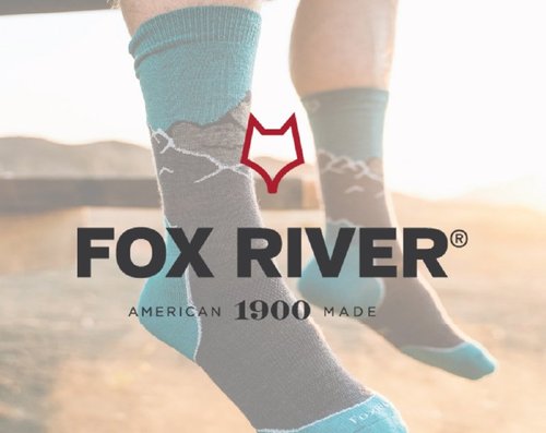 Fox River performance socks on the trail