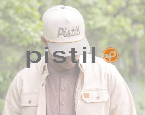 Person wearing a Pistil cap outdoors